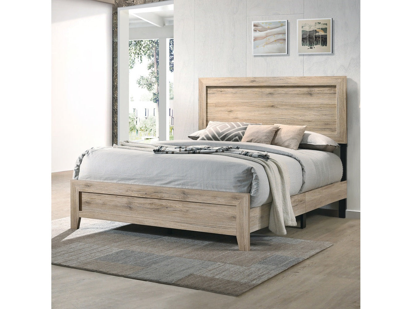 Miquell Eastern King Bed - Ornate Home