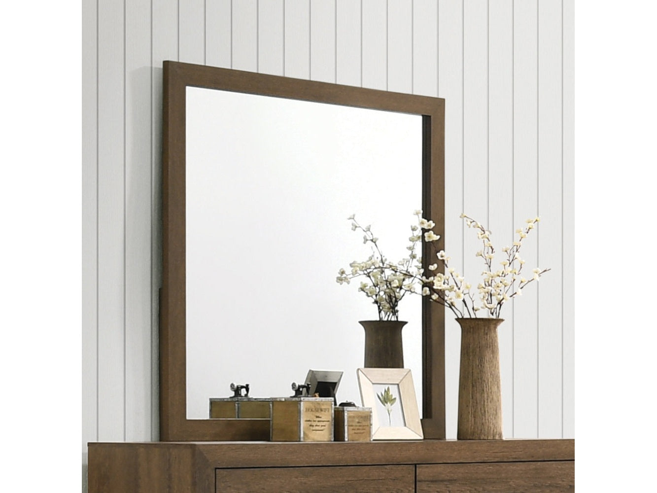 Miquell Oak Mirror - Ornate Home
