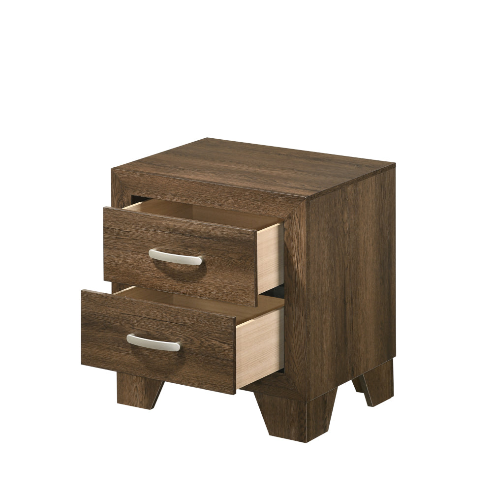Miquell Oak Nightstand - Ornate Home