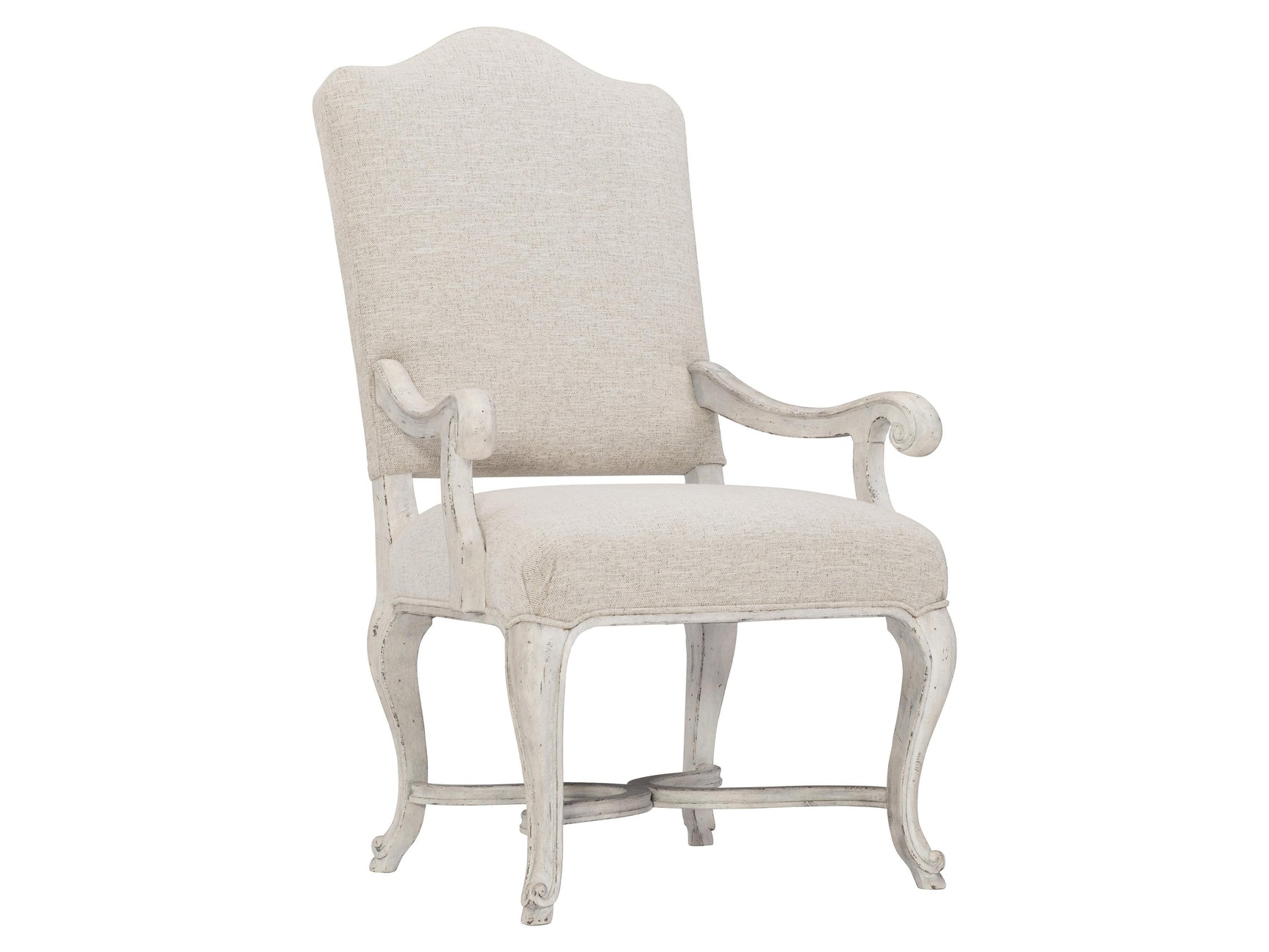 Mirabelle Cotton/Light Neutral Beige Arm Chair - Ornate Home