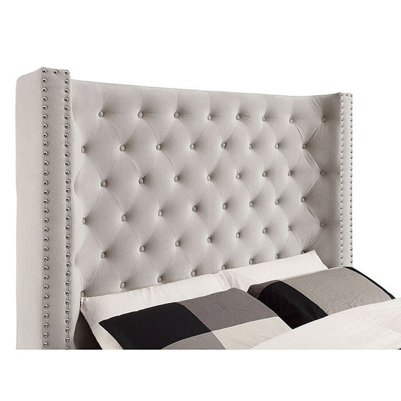 Mirabelle Ivory Queen Bed - Ornate Home