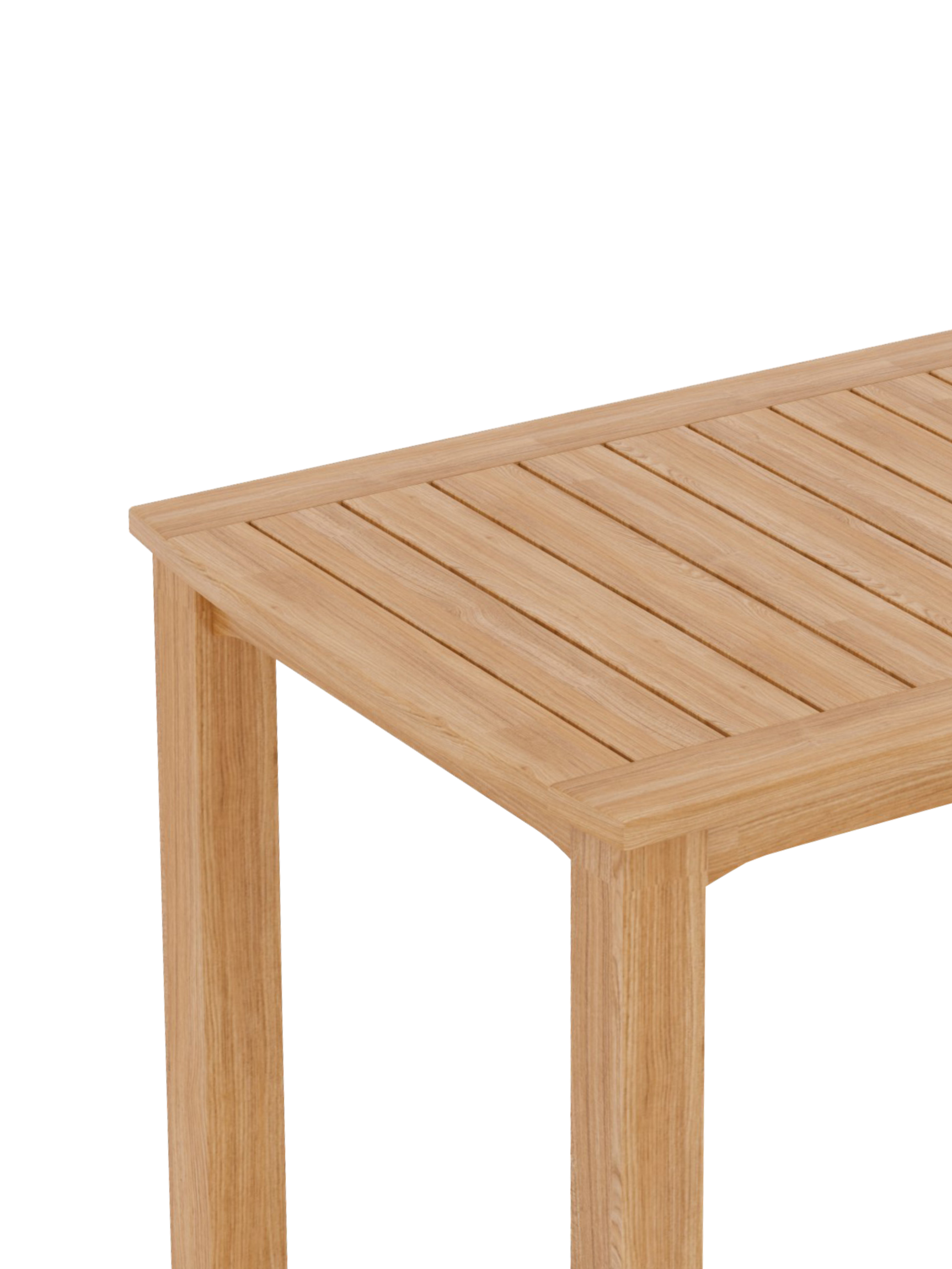 Mirador Rectangular Teak Outdoor Counter Height Table - Ornate Home