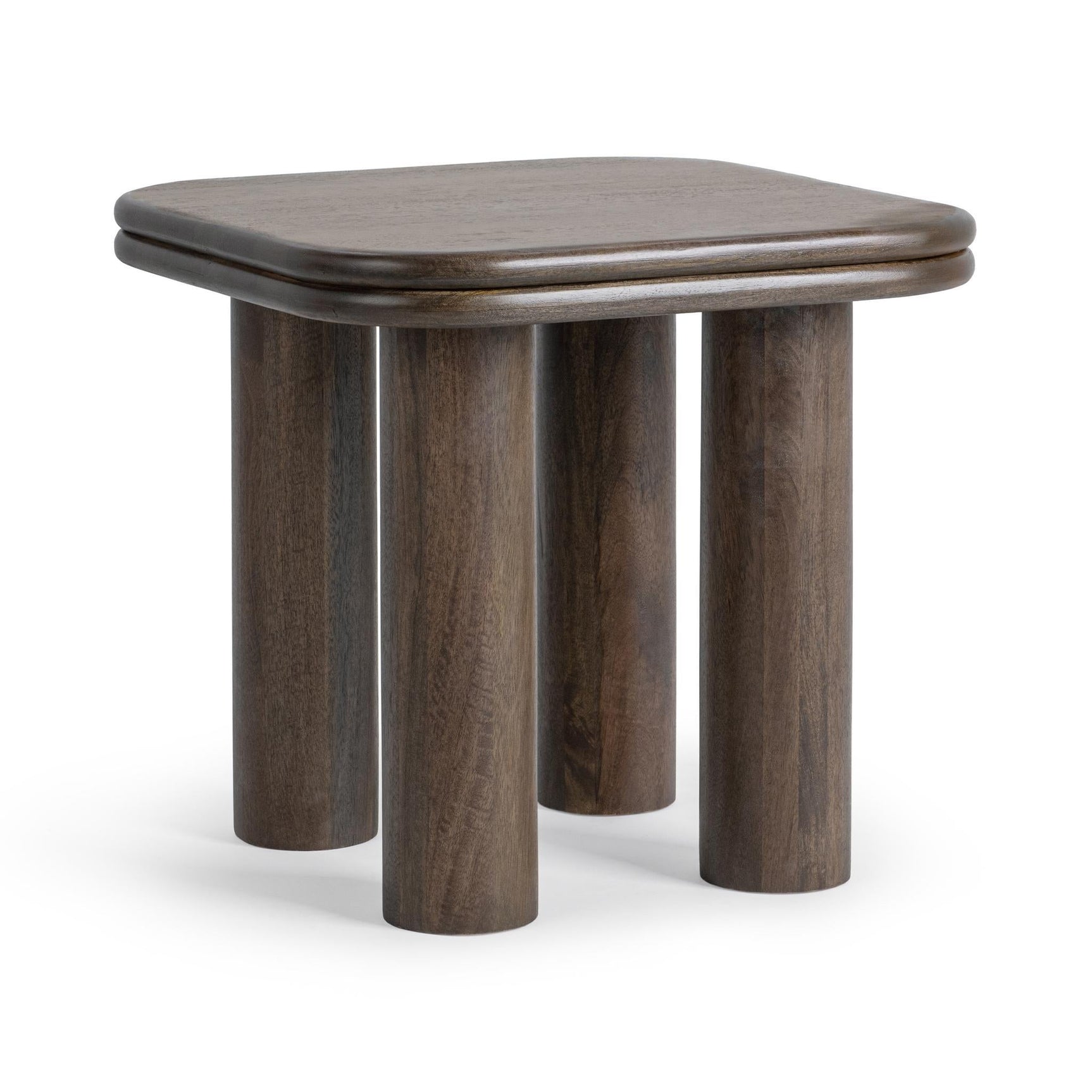 Miranda Cocoa Brown End Table - Ornate Home