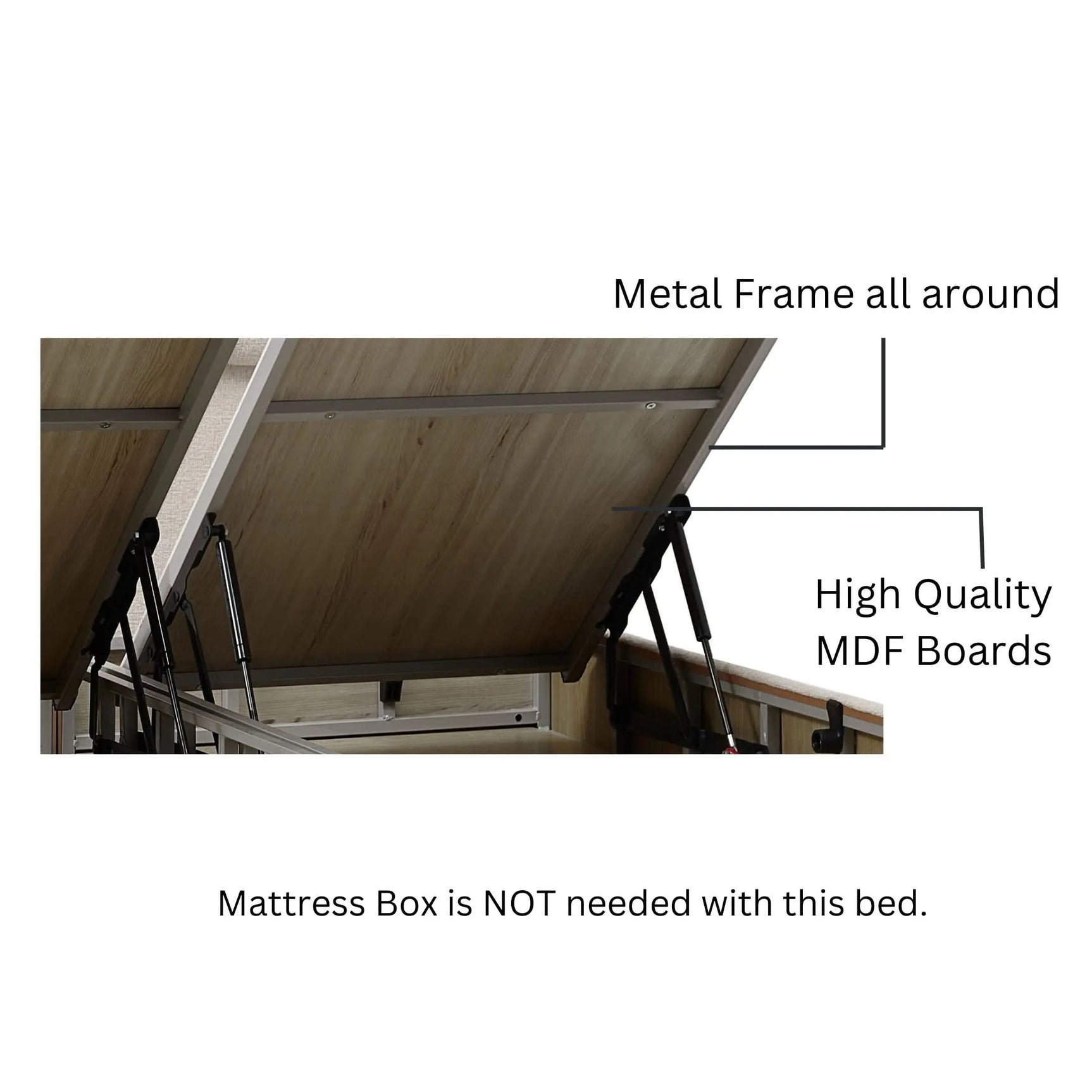 Mirante Luxe Cream Storage Bed - Ornate Home