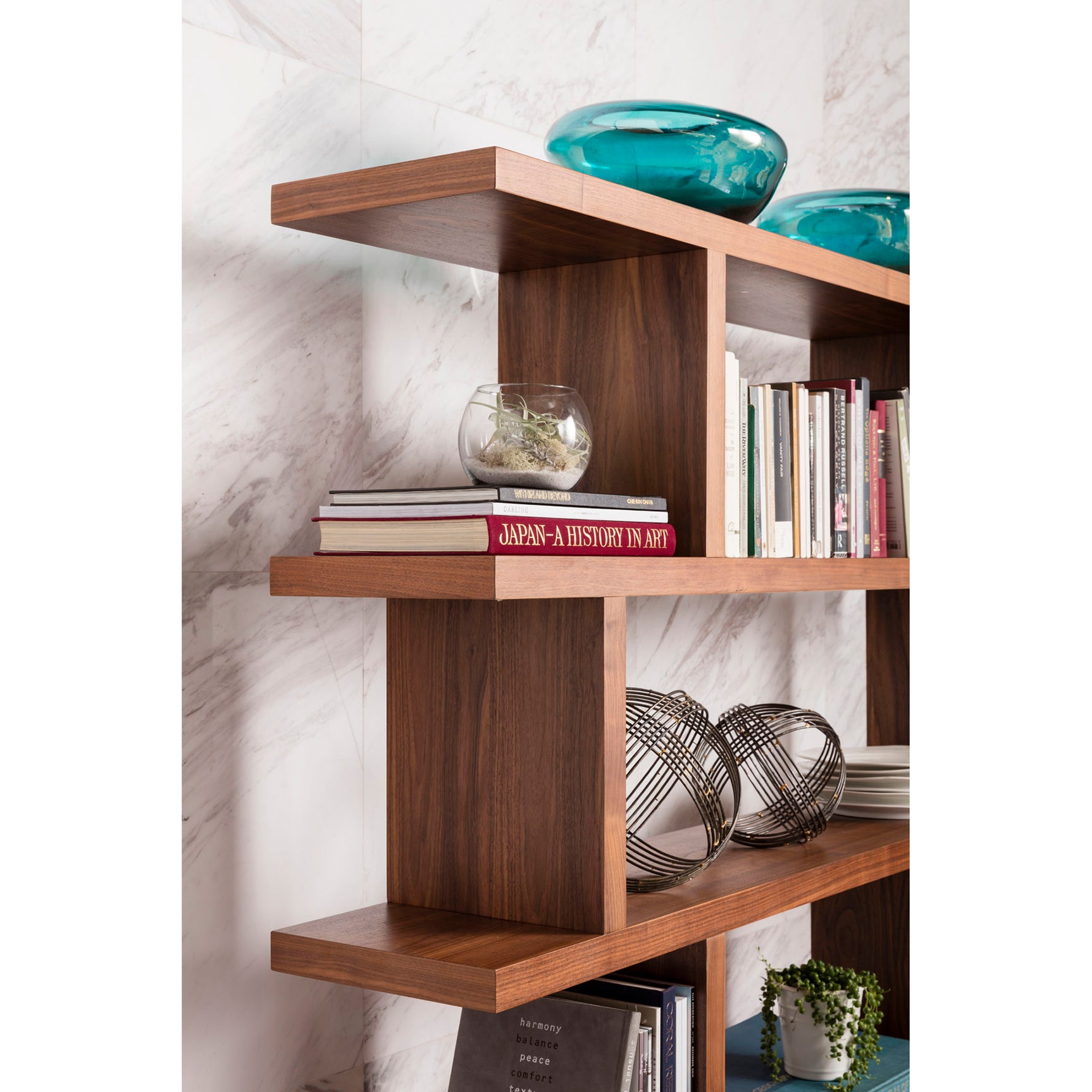 Miri Brown Large Shelf - Ornate Home