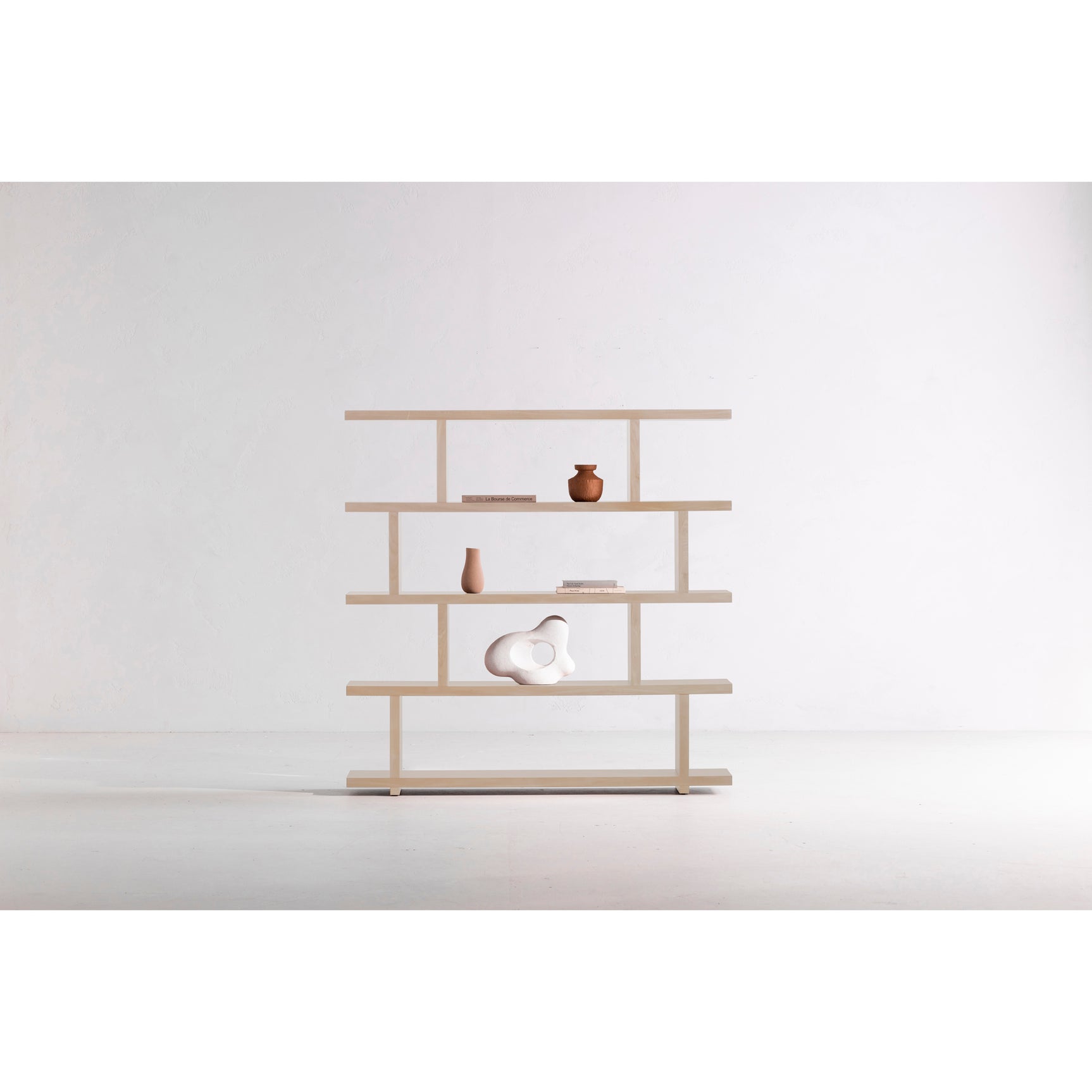 Miri Oak Large Shelf - Ornate Home