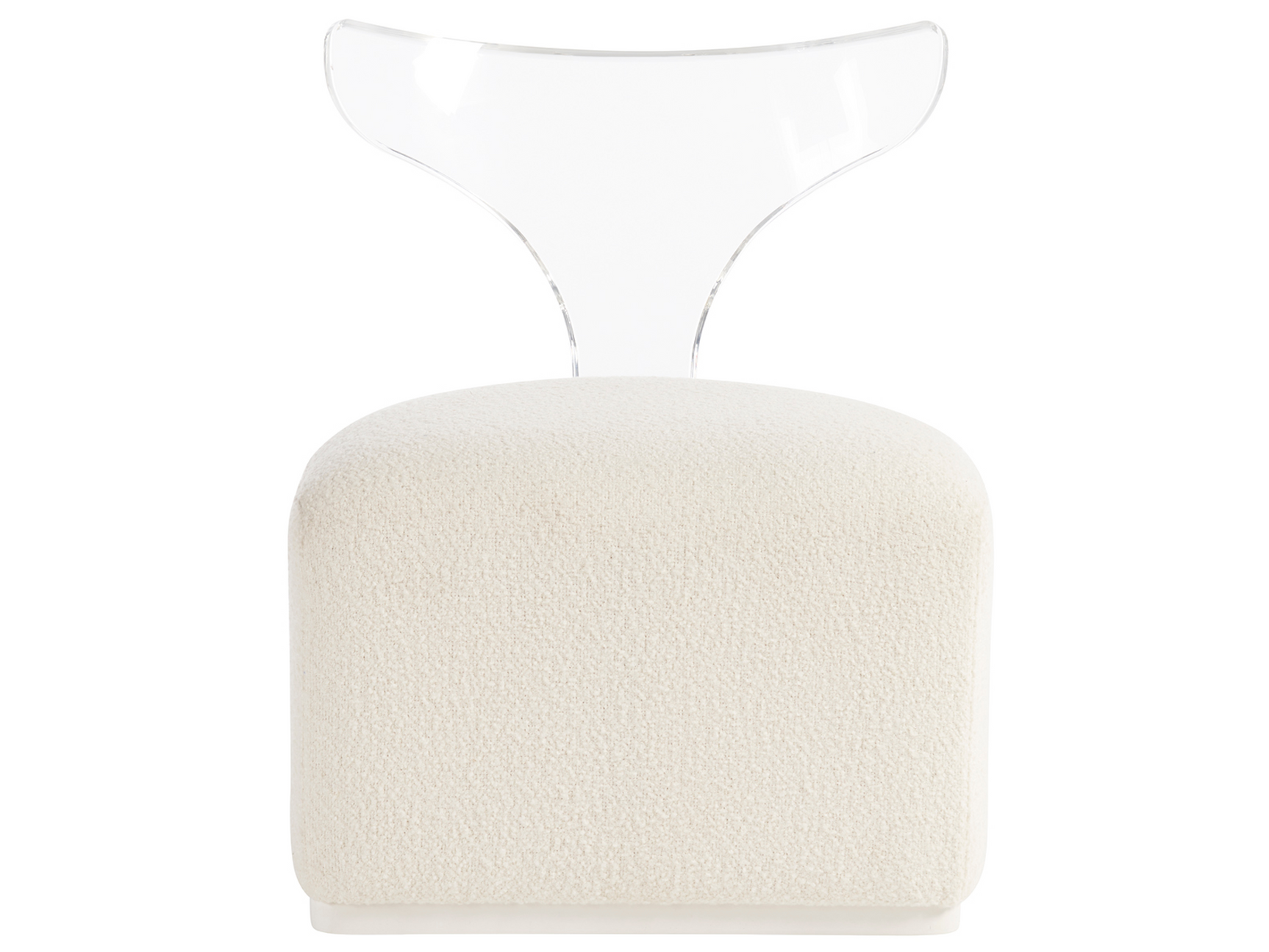 Mirissa Acrylic/Ivory Swivel Chair - Ornate Home