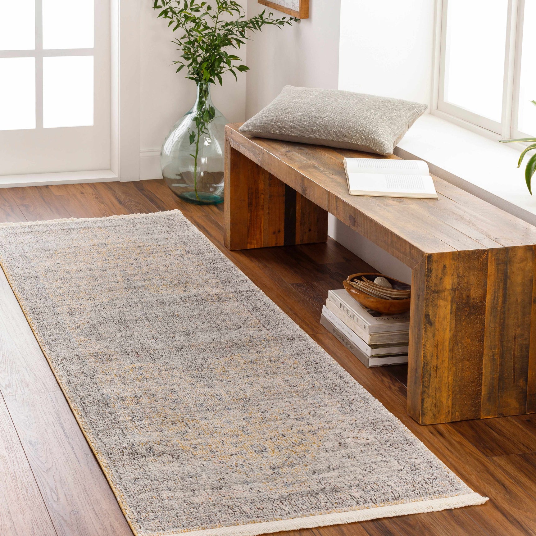 Misa Mustard & Gray Area Rug - Clearance - Ornate Home