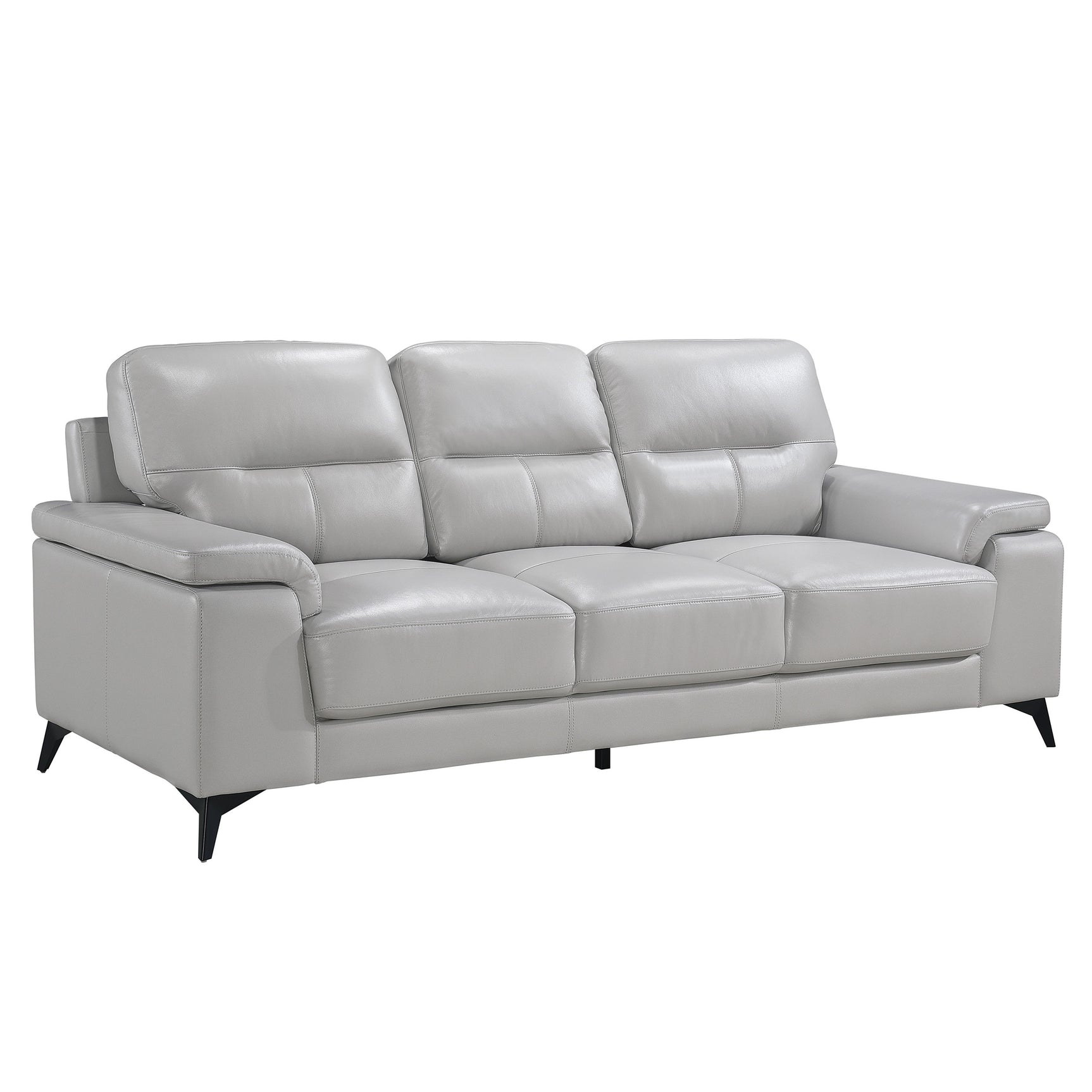 Mischa Silver Gray Sofa & Loveseat - Ornate Home