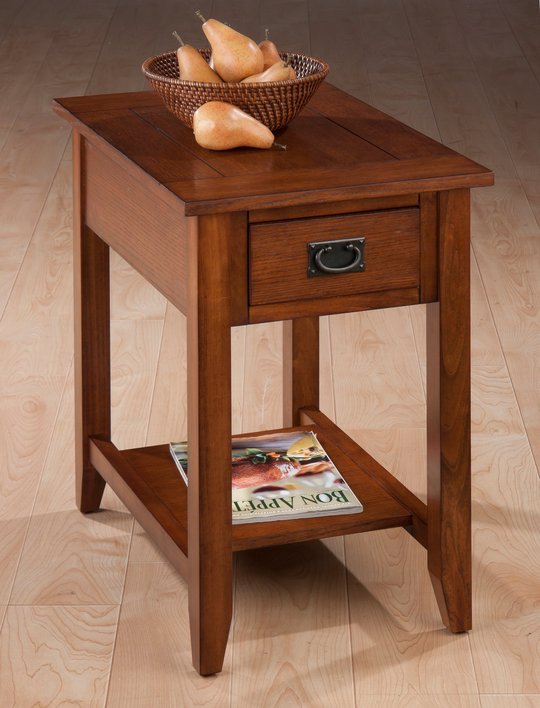 Mission Oak Chairside Table - Ornate Home