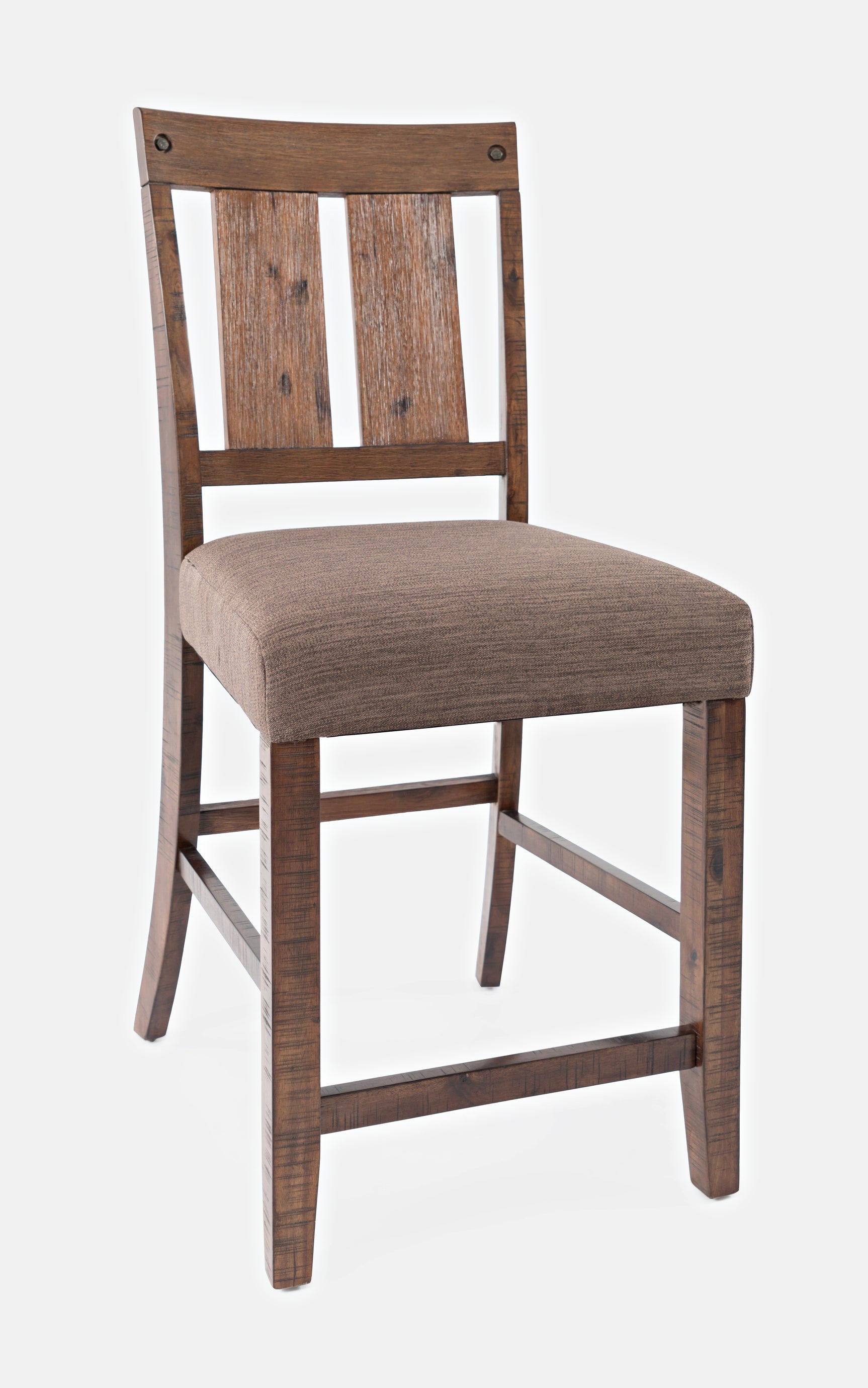 Mission Viejo Brown Stool (Set of 2) - Ornate Home