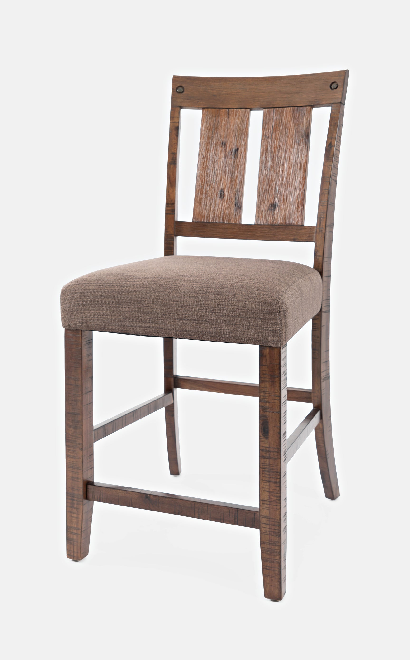 Mission Viejo Brown Stool (Set of 2) - Ornate Home