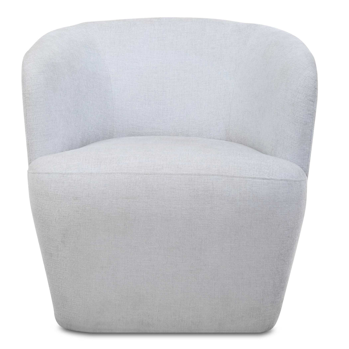 Mist Blue Barrel Swivel Chair - Ornate Home