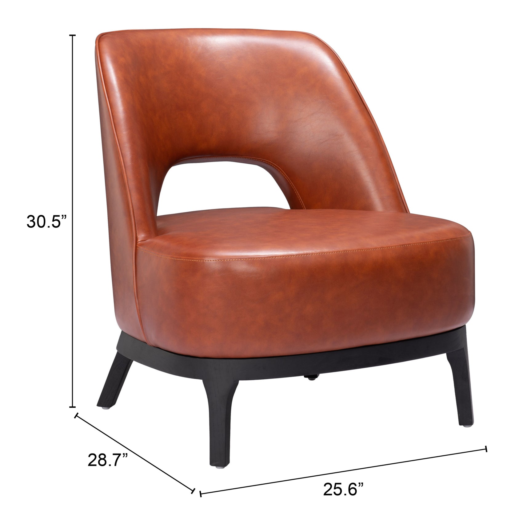 Mistley Brown Accent Chair - Ornate Home
