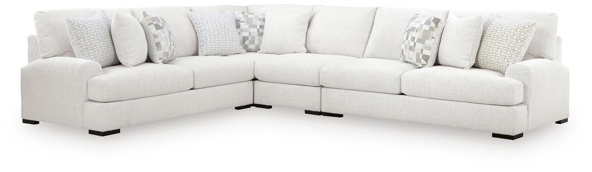 Misty-Lakes Chalk 4-Piece Sectional - Ornate Home