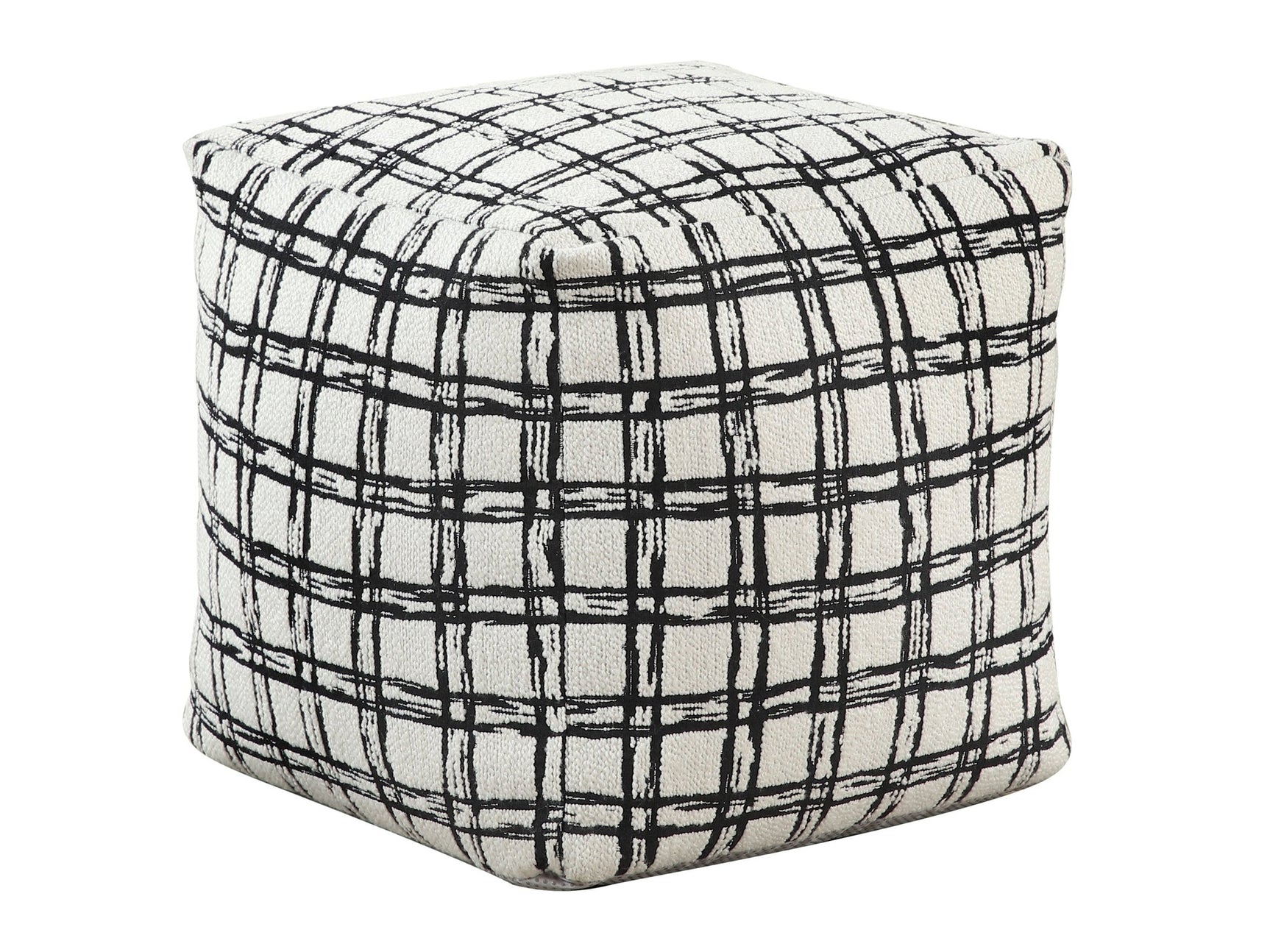 Misty Multi-color Pouf - Ornate Home