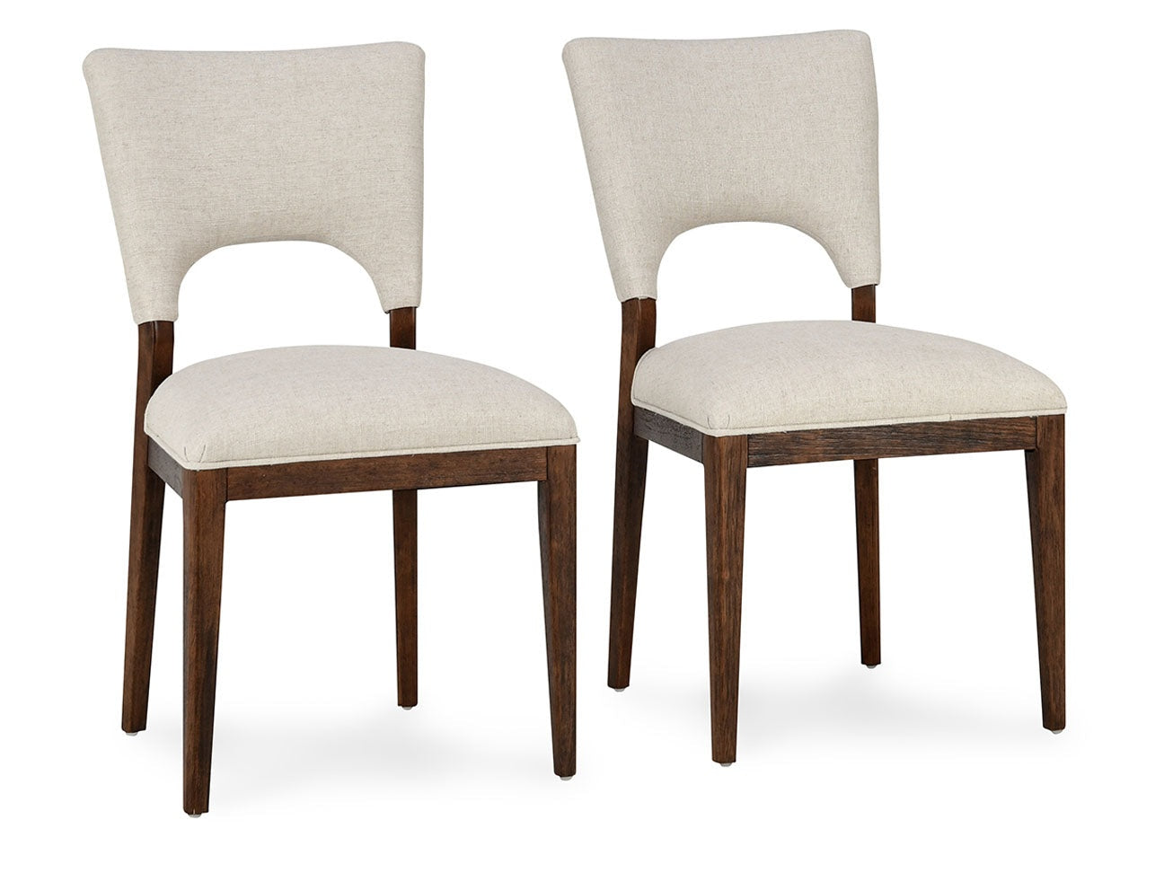 Mitchel Natural Upholstered Dining Chair (Set of 2) - Ornate Home