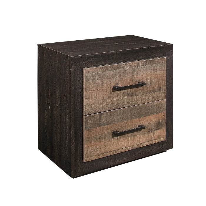 Miter Brown Nightstand - Ornate Home