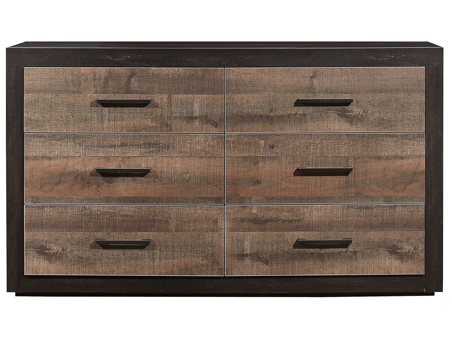 Miter Mahogany/Dark Ebony Dresser - Ornate Home