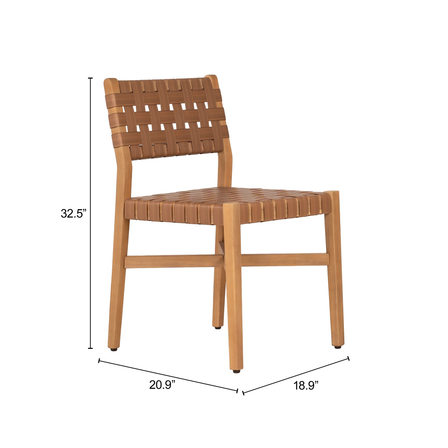 Mizuya Brown Dining Chair - Ornate Home