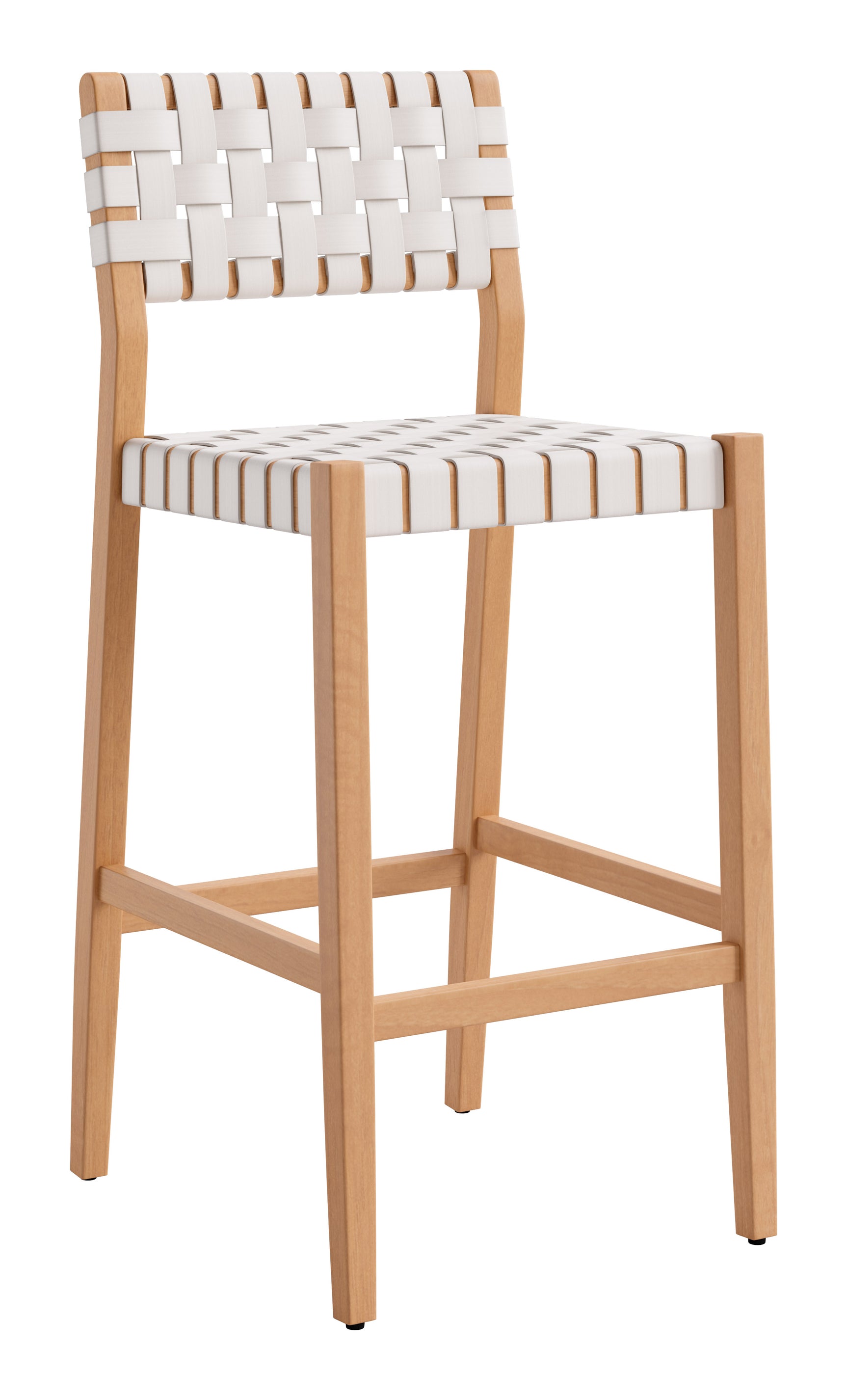 Mizuya White Barstool - Ornate Home