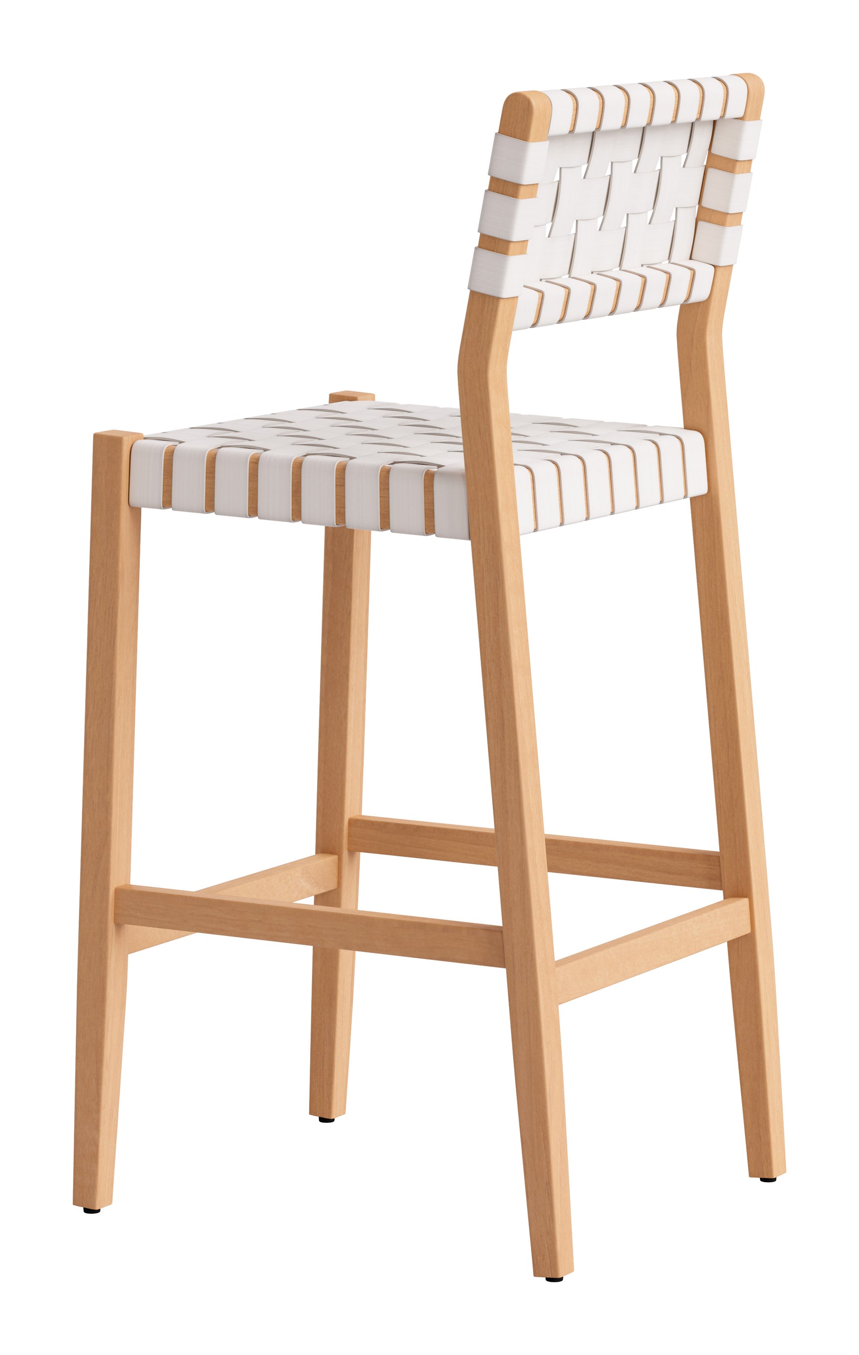 Mizuya White Barstool - Ornate Home