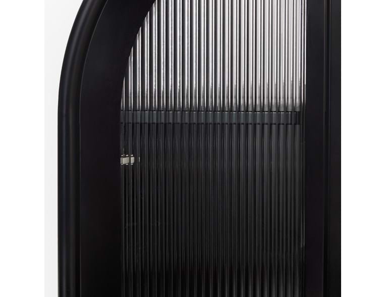 Moca Black Tall Cabinet - Ornate Home