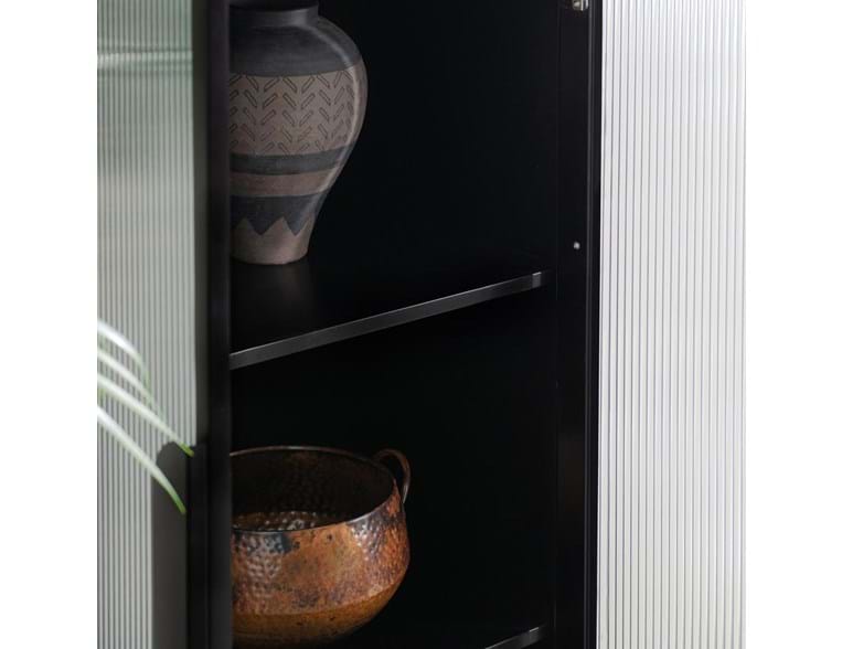 Moca Black Tall Cabinet - Ornate Home