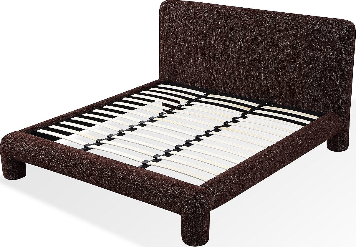 Mocoa Mongoose California King Fully Upholstered Platform Bed - Ornate Home