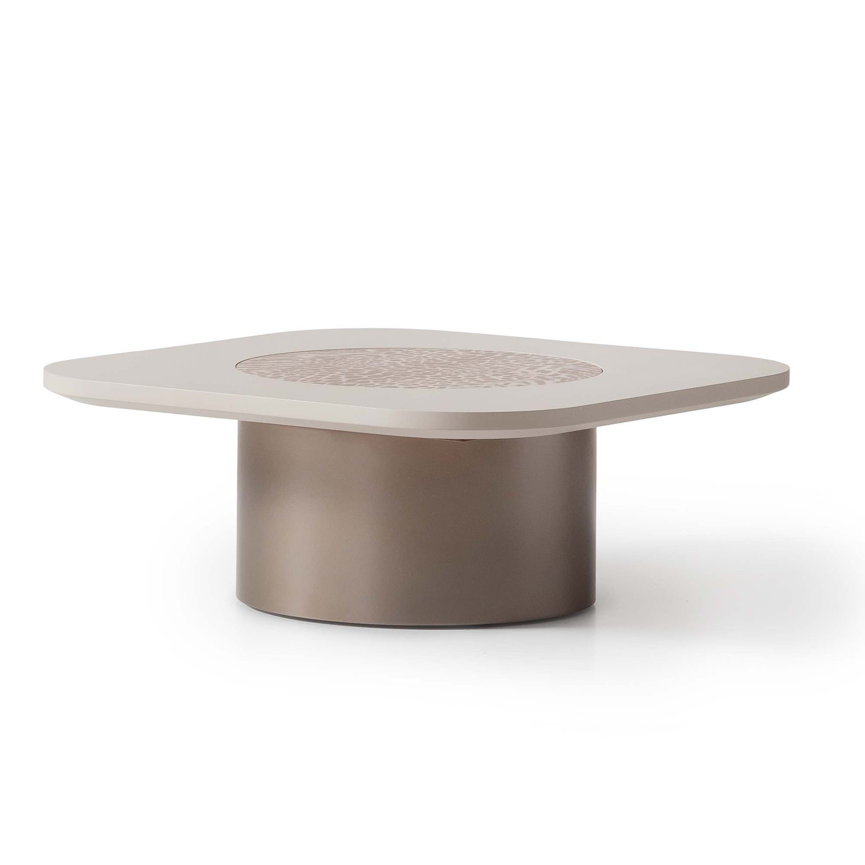 Mod Dream Rich Champagne Short Cocktail Table - Ornate Home