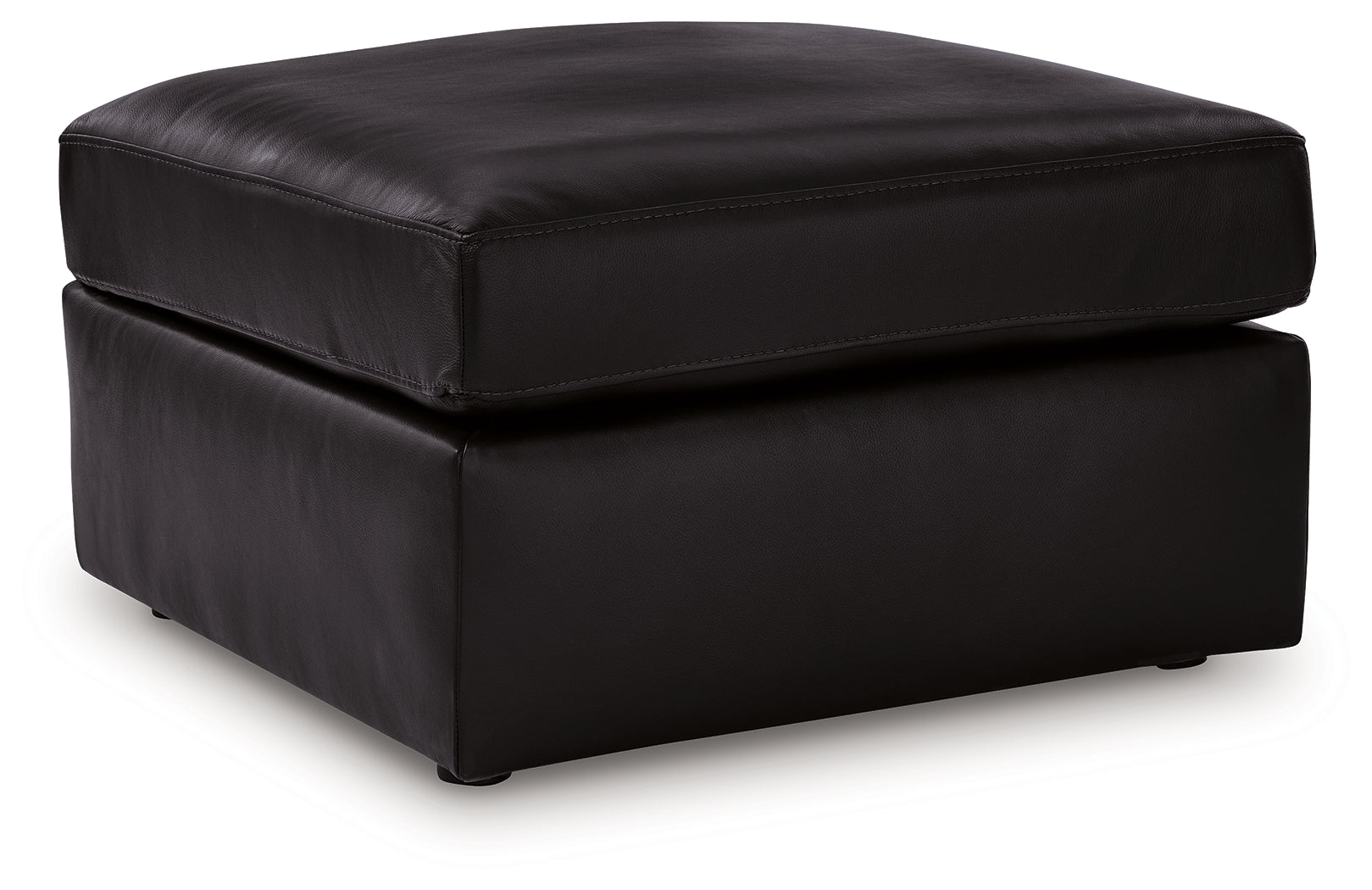 ModMax II Black Oversized Accent Ottoman - Ornate Home