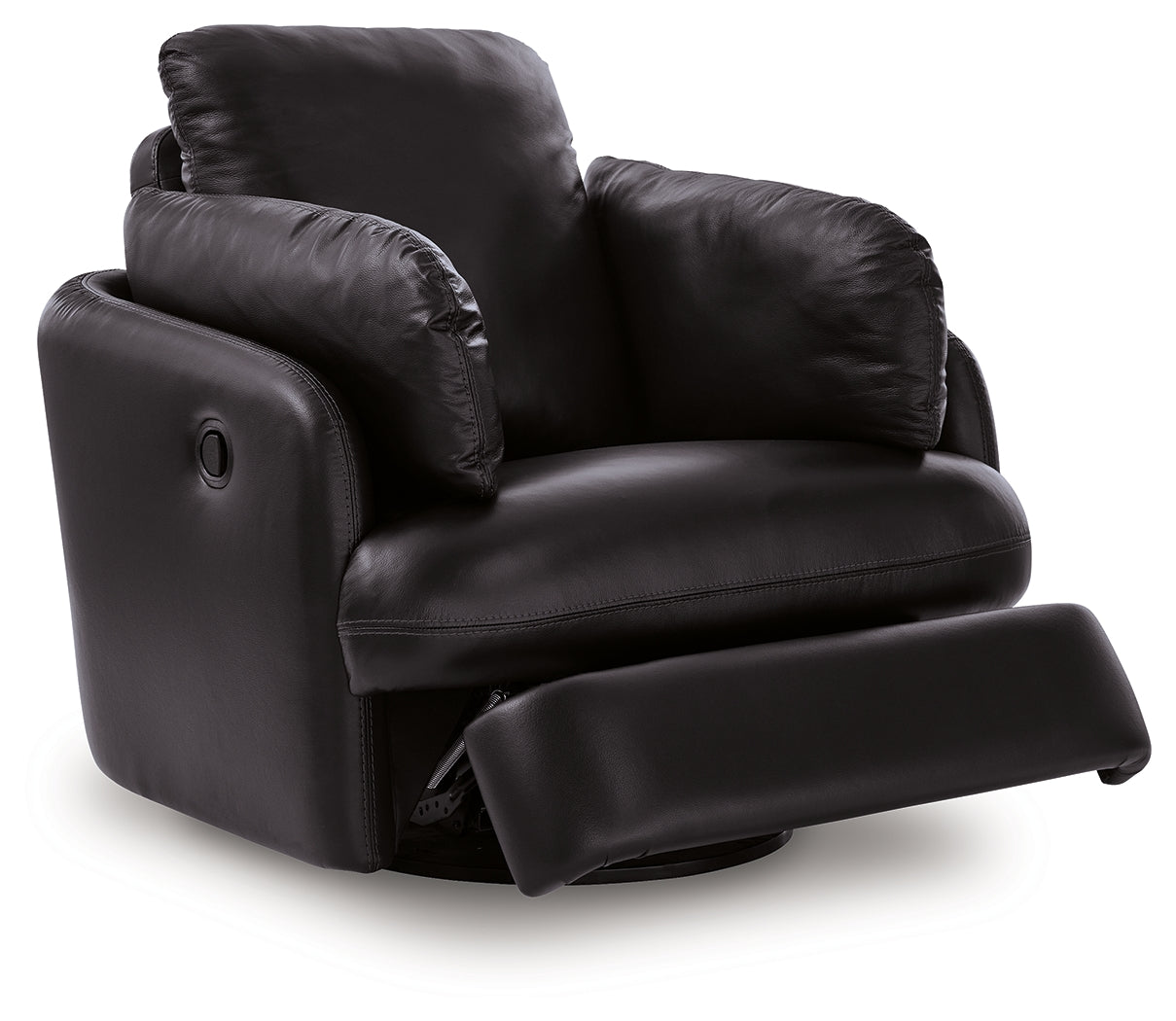 ModMax II Black Swivel Glider Recliner - Ornate Home