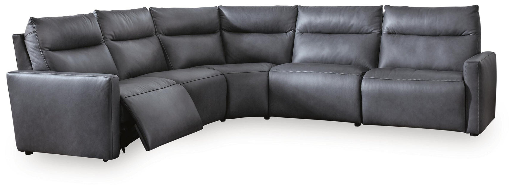 ModZ Blue 5-Pc Power Reclining Sectional - Ornate Home