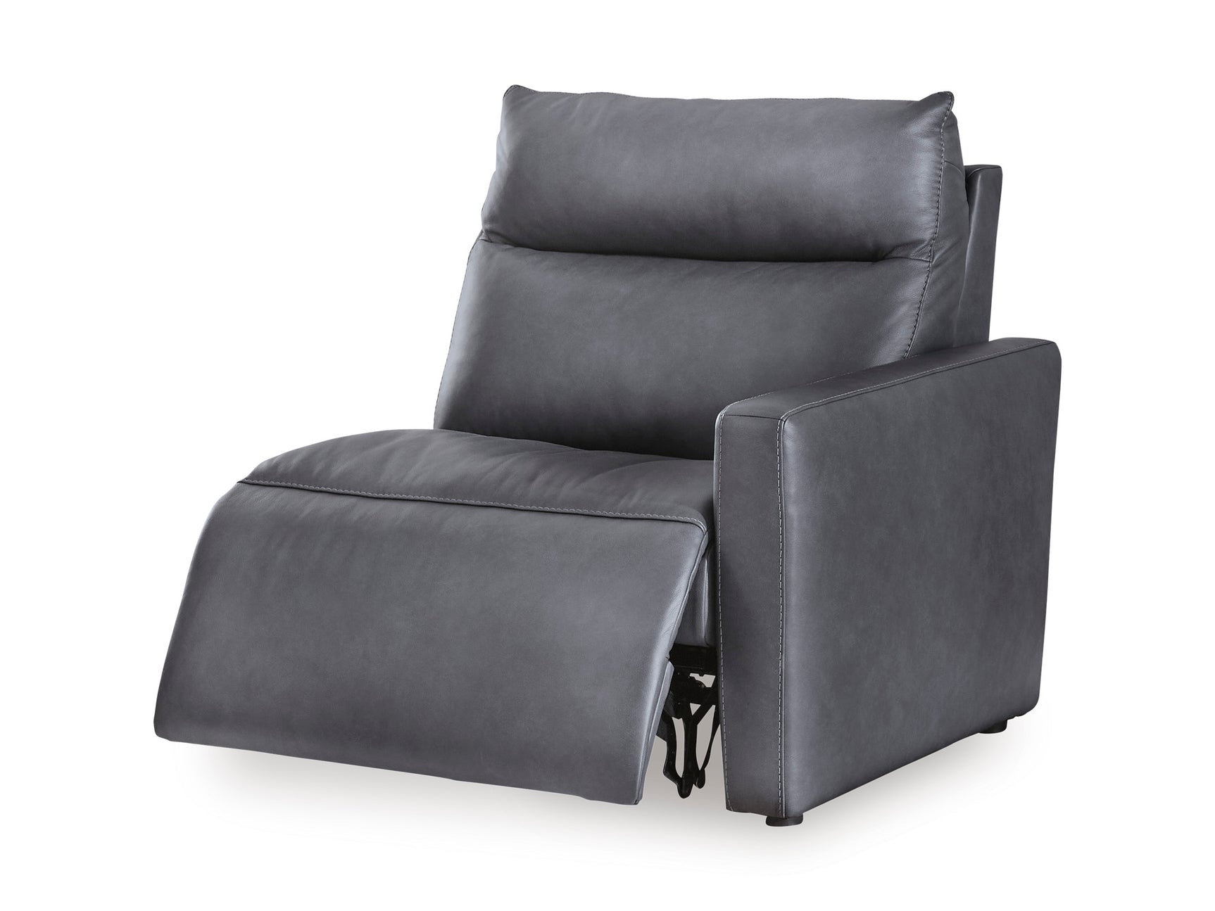 ModZ Blue 7-Piece Power Reclining Sectional with Audio Consoles - Ornate Home
