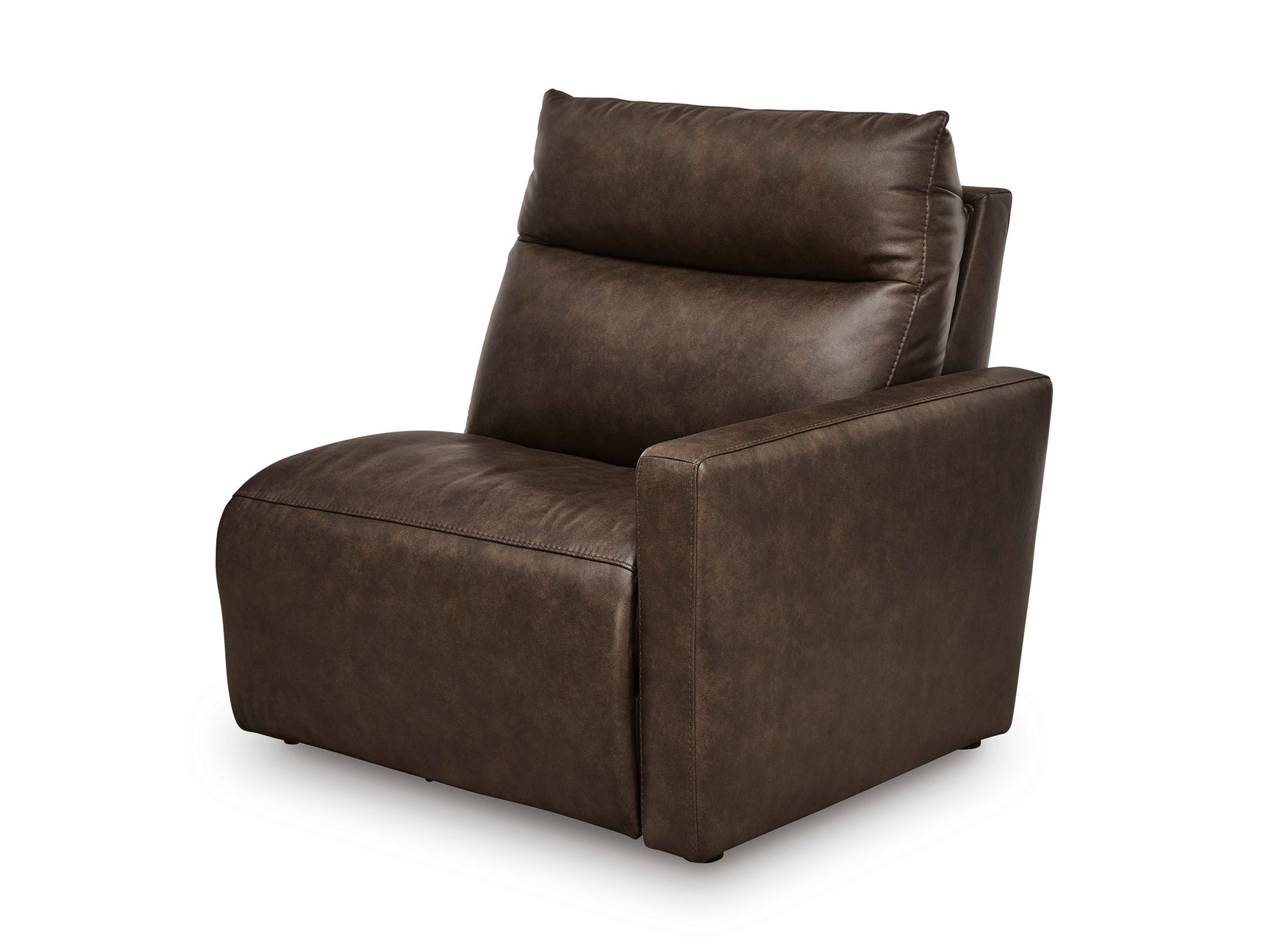 ModZ Chocolate 7-Piece Power Reclining Sectional w/ Audio Consoles - Ornate Home