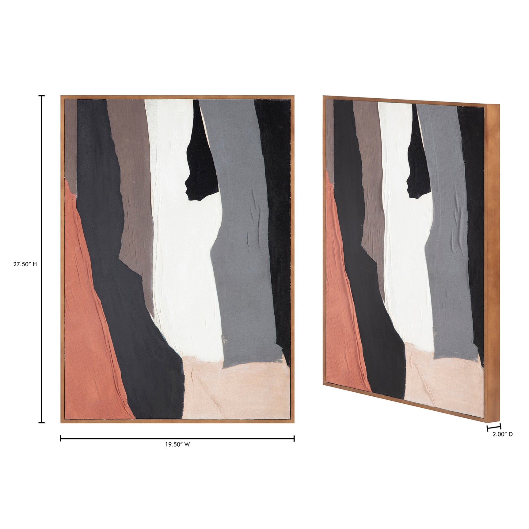 Moda Multicolor 2 Framed Painting - Ornate Home
