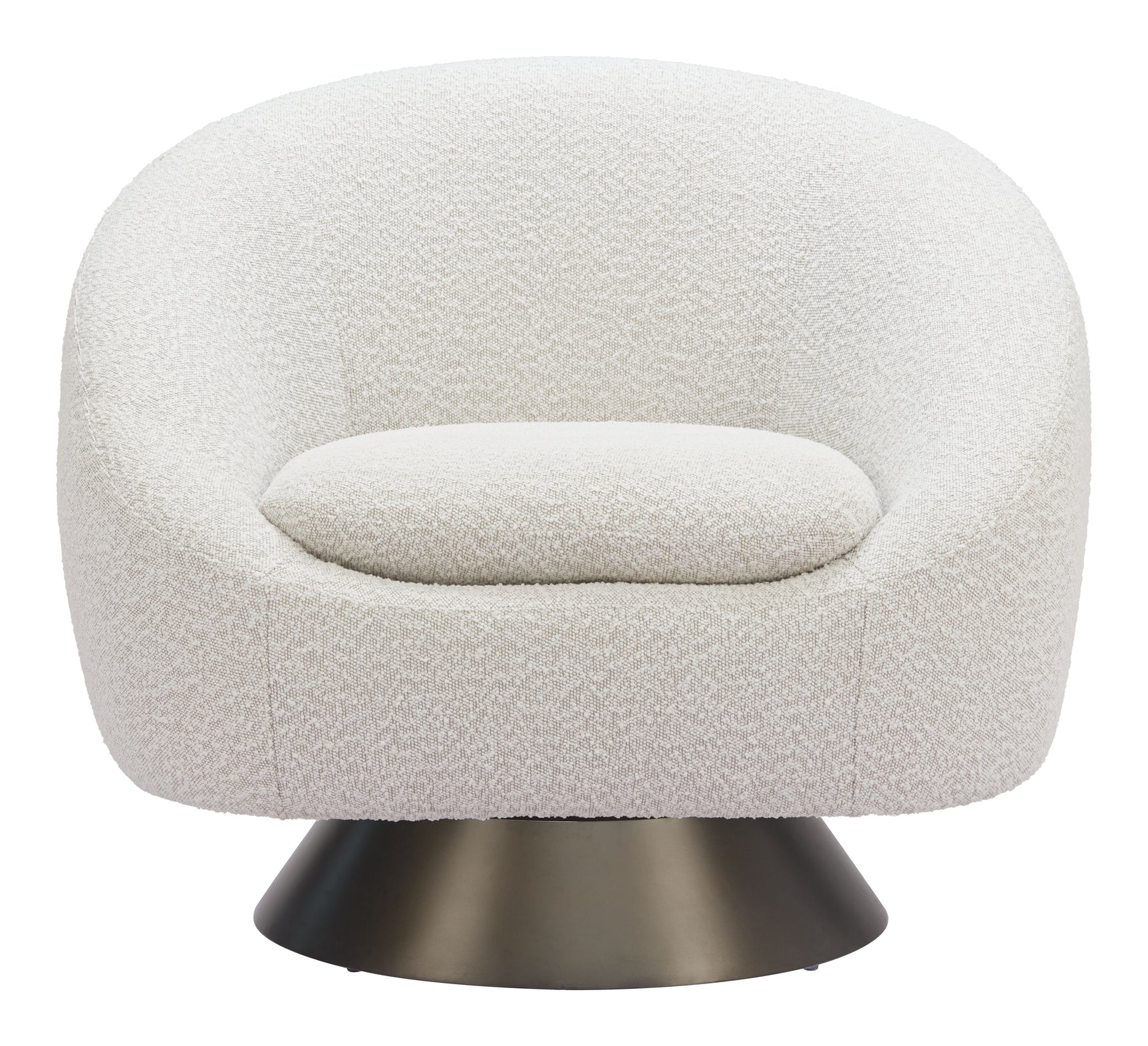 Modan Misty Gray Swivel Chair - Ornate Home