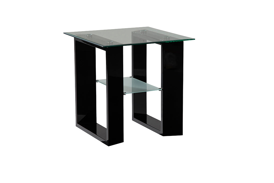 Modena Black End Table - Ornate Home