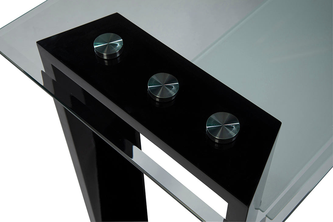 Modena Black Sofa Table - Ornate Home