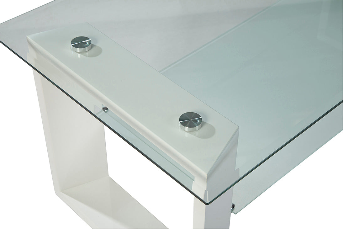 Modena White Cocktail Table - Ornate Home