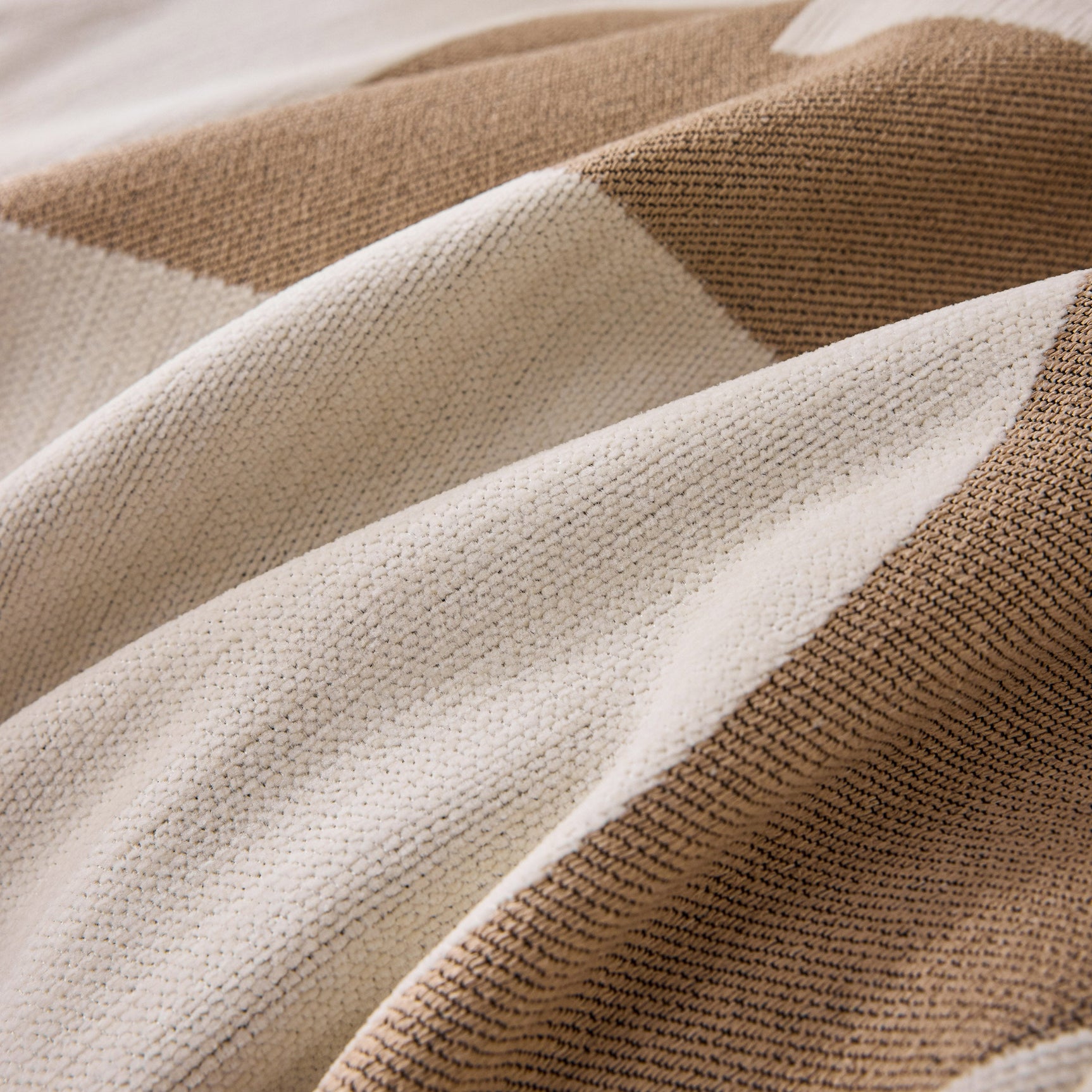 Modern Abstract Chenille Sofa Cover, Large Soft Throw Blanket with Tassels for Couch - Ornate Home