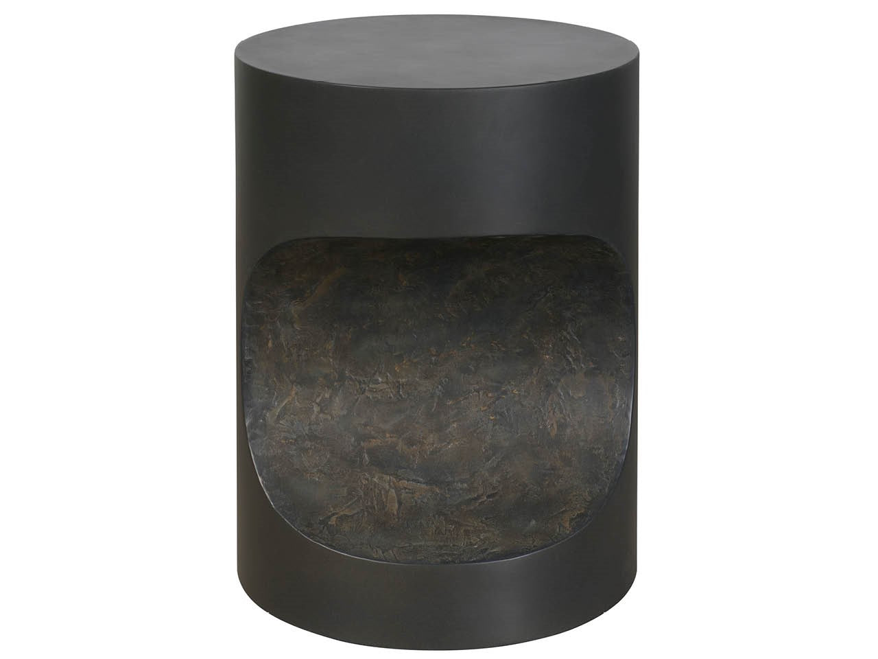 Modern Ash Concrete Side Table - Ornate Home