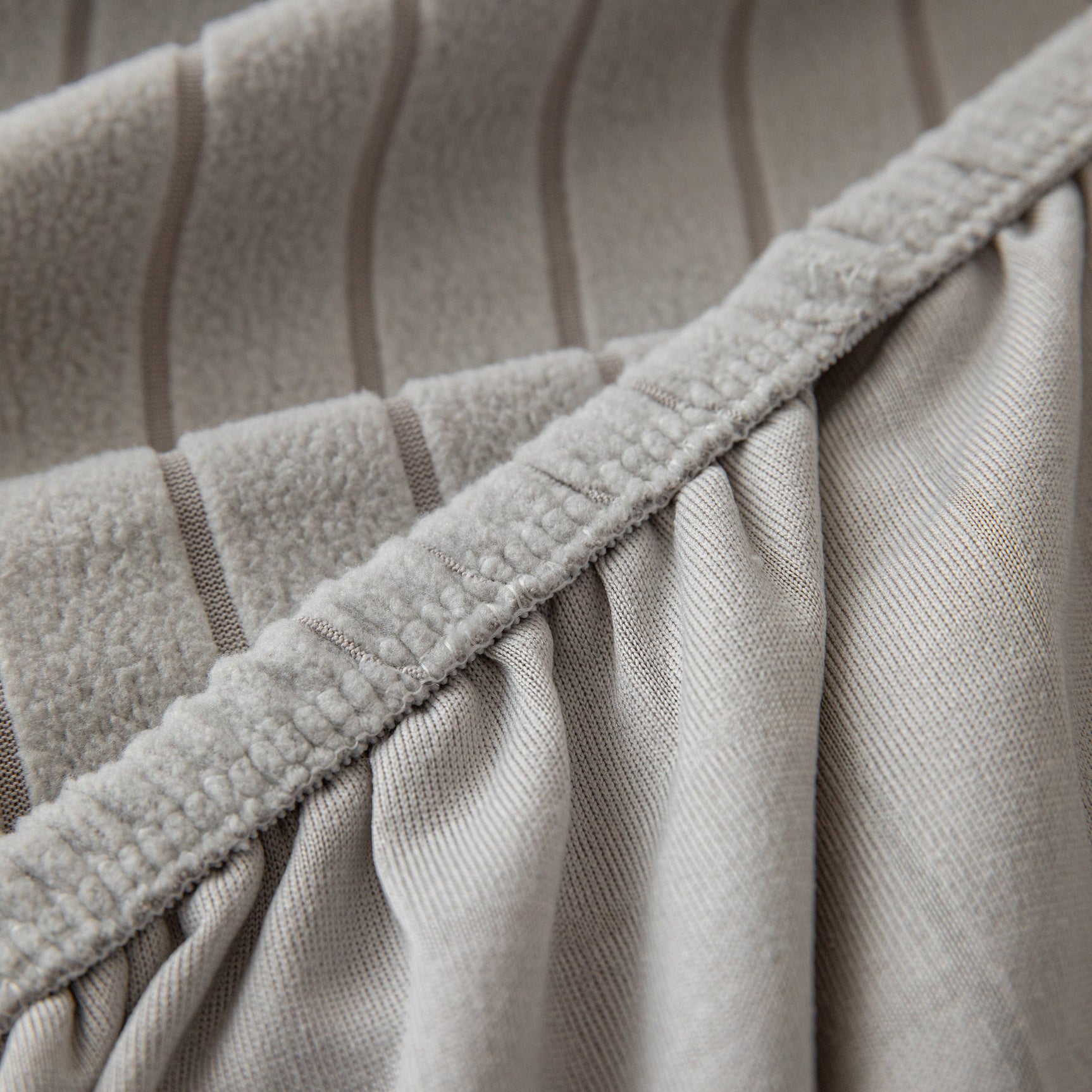 Modern Geometric Jacquard Spandex Slipcover, High Stretch Form Fitting Couch Cover - Ornate Home