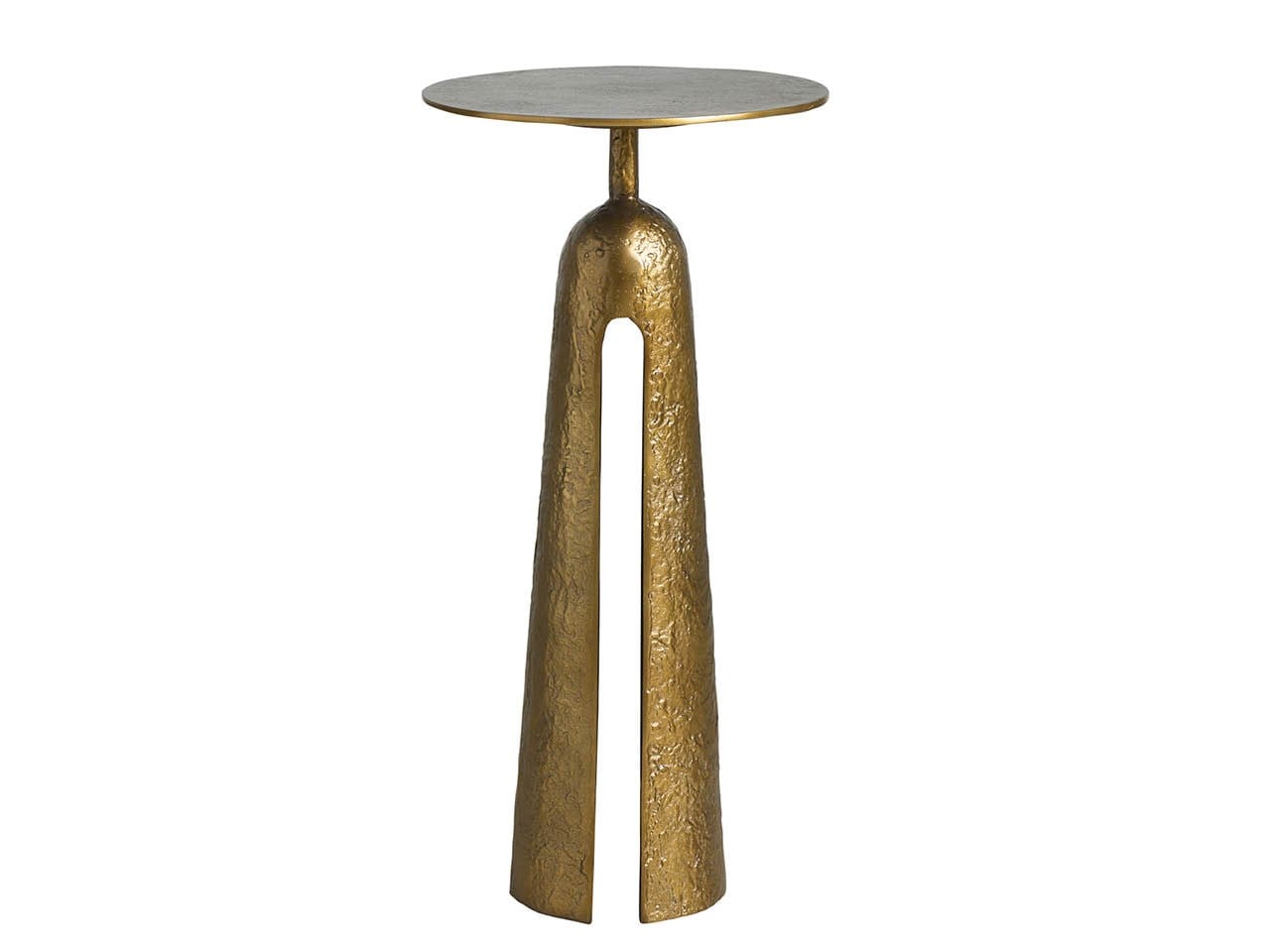 Modern Gold Metal Martini Table - Ornate Home
