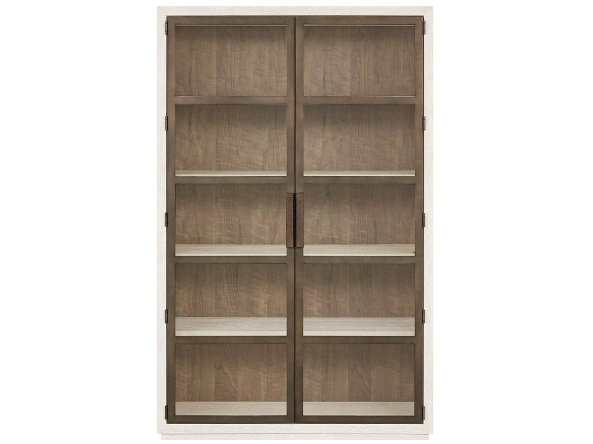 Modern Mist Oak Display Cabinet - Ornate Home