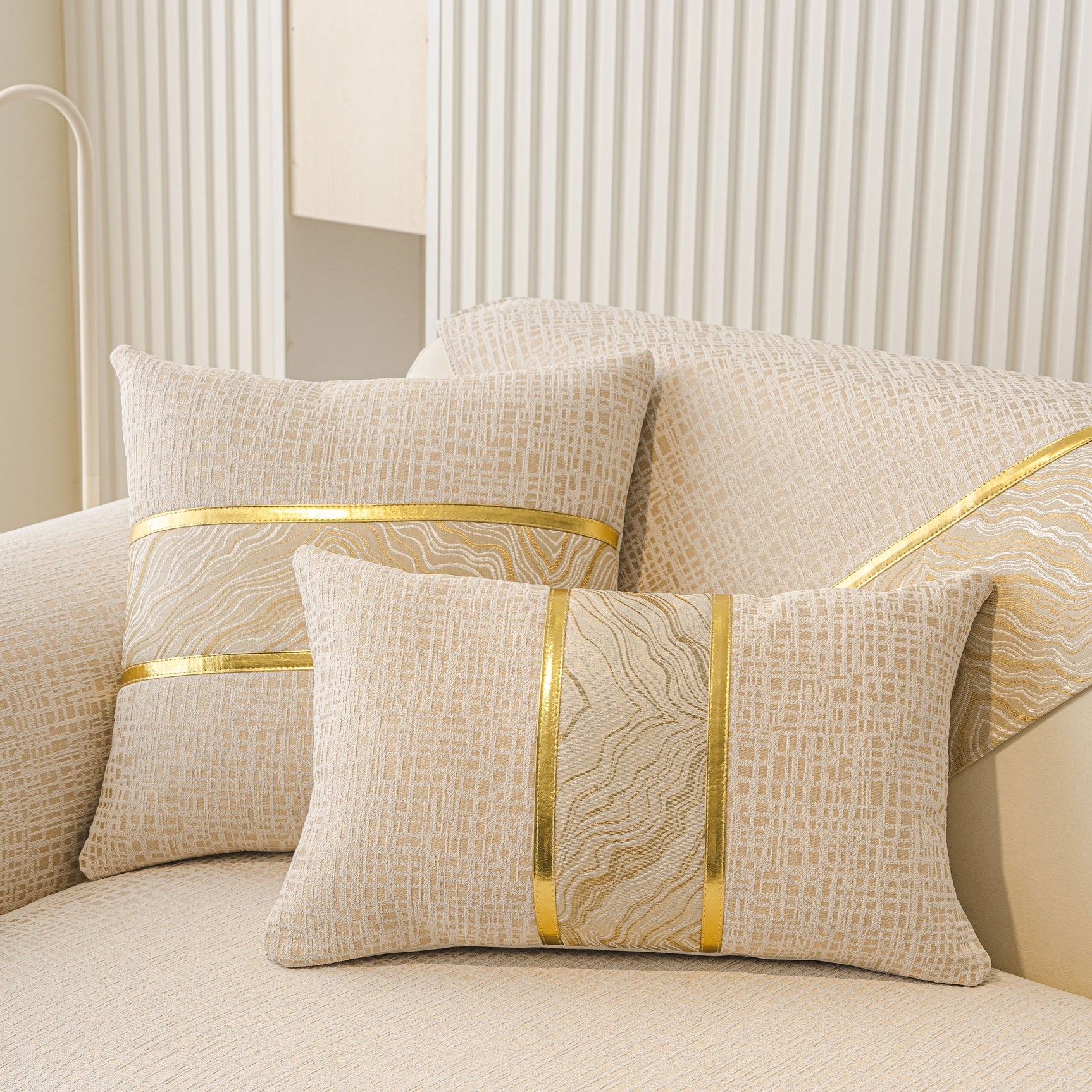 Modern Non-Slip Couch Slipcover, Soft, Durable & Washable Furniture Protector - Ornate Home