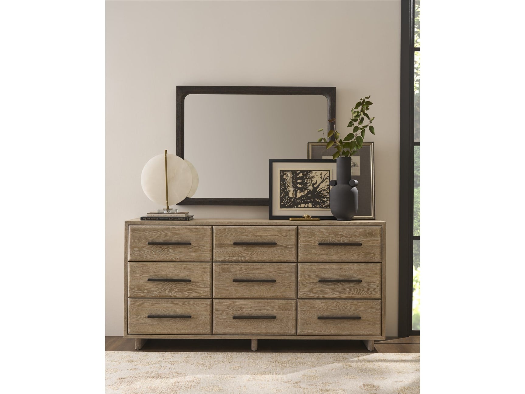 Modern Sable Mirror - Ornate Home