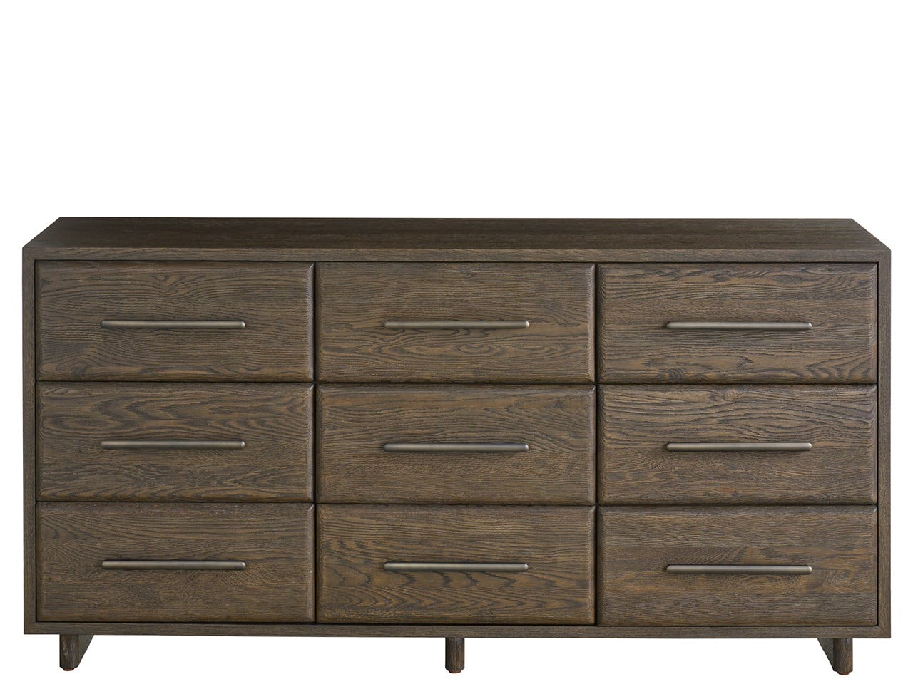Modern Sable Nine Drawer Dresser - Ornate Home