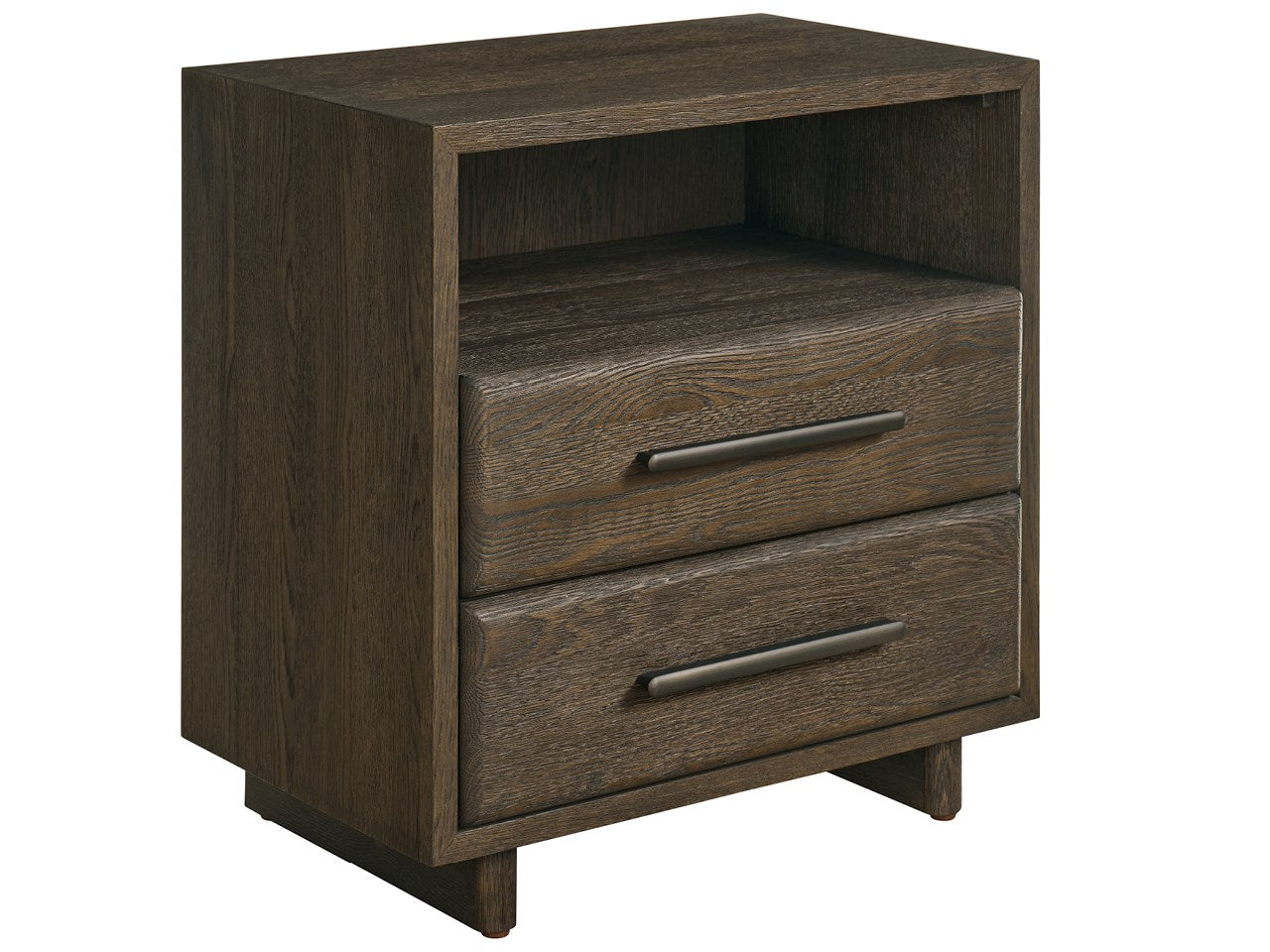 Modern Sable Open Storage Nightstand - Ornate Home