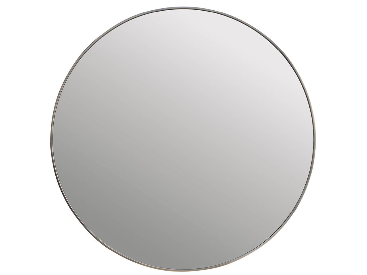 Modern Smoked Bronze Round Accent Mirror - Ornate Home